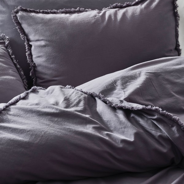 Buldan's Burumcuk posteljnina - vijolično siva