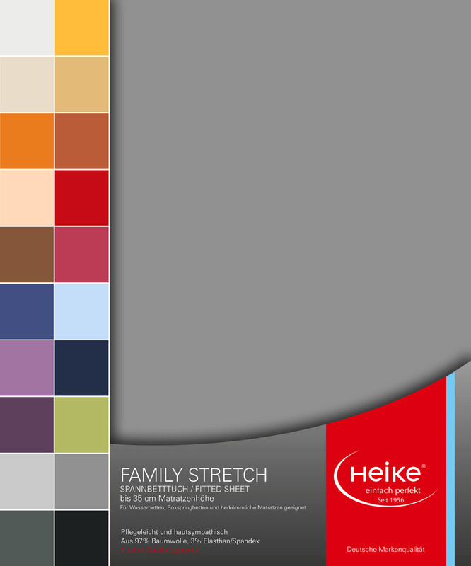 Heike Superior Softness 230 g/m² napenjalna rjuha - siva
